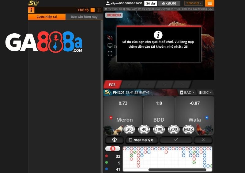SV388 là sảnh đấu đá gà nổi tiếng tại GA888