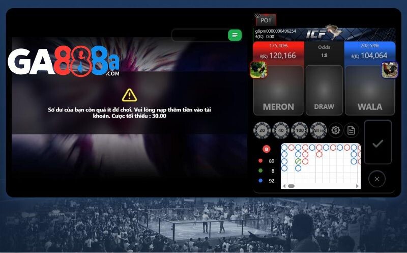 Hướng dẫn hội viên GA888 chơi đá gà online