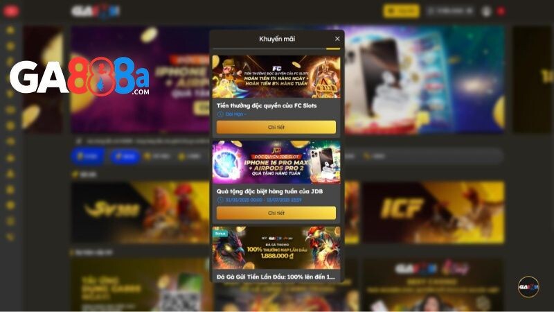 Điều khoản tại GA888 về khuyến mãi dành cho hội viên 