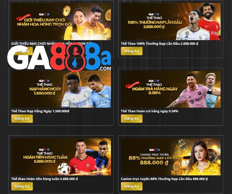 Chương trình ưu đãi tặng thưởng do nhà cái thiết lập riêng cho hội viên