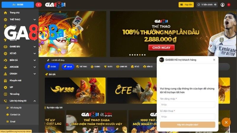 Kết nối với GA888 qua live chat đang khá thịnh hành 