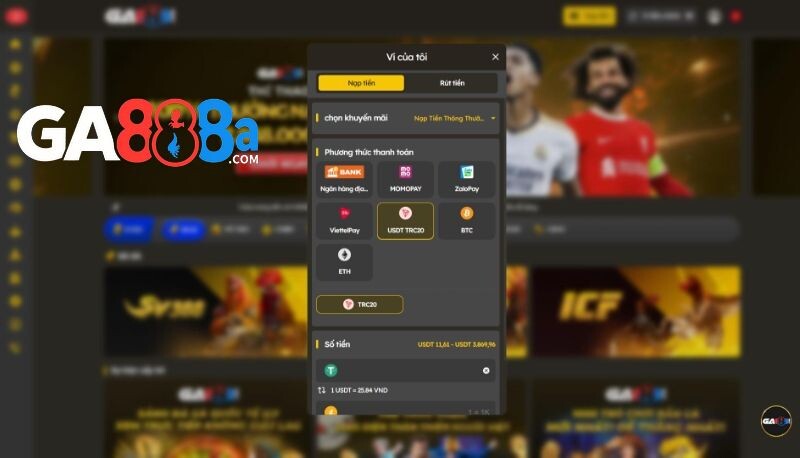 Nạp tiền bằng các loại tiền ảo đang là xu hướng