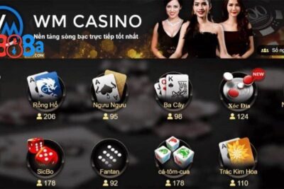 WM Gaming GA888 cung cấp sản phẩm cá cược hàng đầu châu Á 